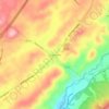 Steeles Tavern topographic map, elevation, terrain