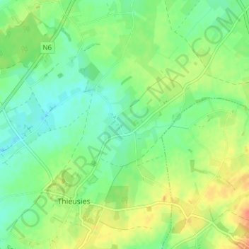 Sirieux topographic map, elevation, terrain