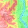 Possum Hollow topographic map, elevation, terrain