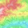 Montecenere topographic map, elevation, terrain