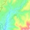 La Nubia topographic map, elevation, terrain