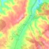 Alfambras topographic map, elevation, terrain