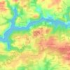 Kersaux topographic map, elevation, terrain