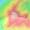Ko Kouan Chan Mountain topographic map, elevation, terrain