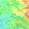 Gorre Hanvec topographic map, elevation, terrain