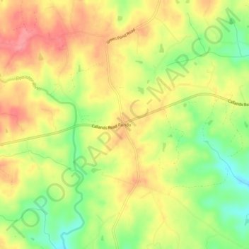 Rondo topographic map, elevation, terrain