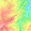 Le Bouquet topographic map, elevation, terrain