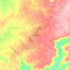 Entre Rios topographic map, elevation, terrain