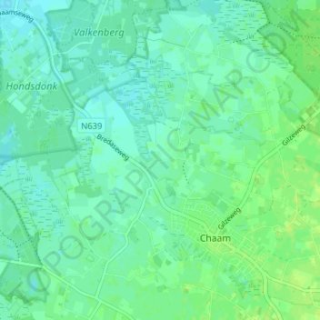 Dassemus topographic map, elevation, terrain
