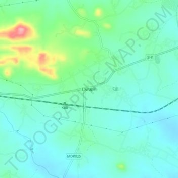 Lowapiri topographic map, elevation, terrain