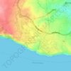 Ħal Far topographic map, elevation, terrain