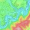Biggen topographic map, elevation, terrain