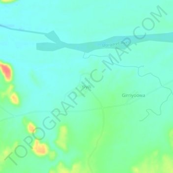 Yiyili topographic map, elevation, terrain