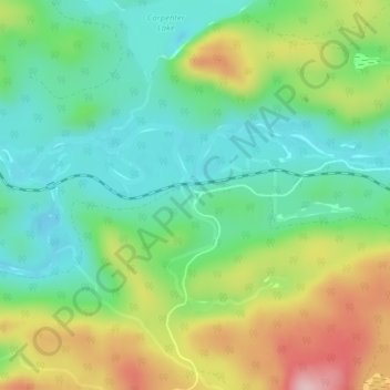 Batchewana topographic map, elevation, terrain