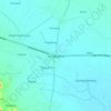 Pangkajene topographic map, elevation, terrain