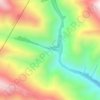 آبشار ده تنگه topographic map, elevation, terrain