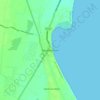 Devipattinam topographic map, elevation, terrain