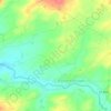 les Garrigues topographic map, elevation, terrain