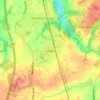 Coppull topographic map, elevation, terrain