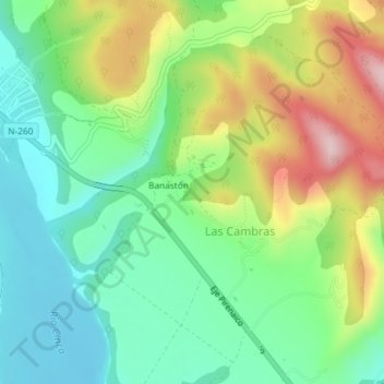 Cerro Citar topographic map, elevation, terrain