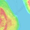 Santa Cruz topographic map, elevation, terrain
