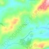 Los Hospitales topographic map, elevation, terrain