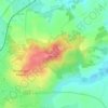 Rugard topographic map, elevation, terrain