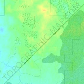 Margie topographic map, elevation, terrain