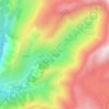 Le Sert topographic map, elevation, terrain