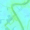 Clarksburg topographic map, elevation, terrain