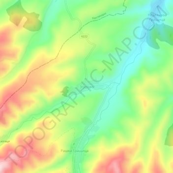 Zgurovo topographic map, elevation, terrain