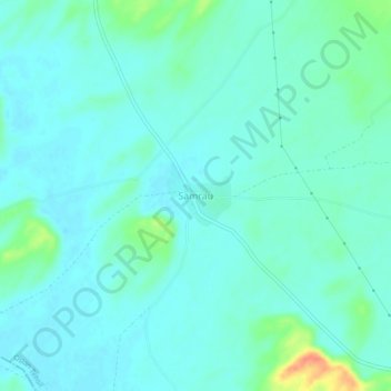 Samrau topographic map, elevation, terrain