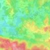 Le Mont topographic map, elevation, terrain