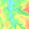 Le Cluzeau topographic map, elevation, terrain