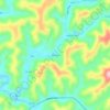 Whitaker topographic map, elevation, terrain