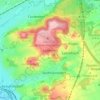 Löbelstein topographic map, elevation, terrain