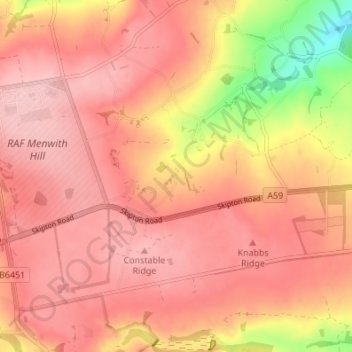 Kettlesing topographic map, elevation, terrain