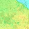 CHU Orléans topographic map, elevation, terrain