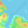 Punta Milpa topographic map, elevation, terrain