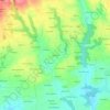 Kervoelic topographic map, elevation, terrain