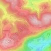 Ruhrquelle topographic map, elevation, terrain