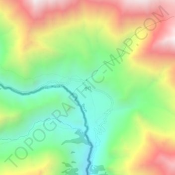 Kuti topographic map, elevation, terrain