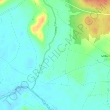 Matamala topographic map, elevation, terrain