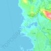 Årabrot topographic map, elevation, terrain