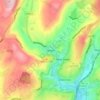 Delph topographic map, elevation, terrain