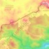 Comunidade Indígena Kauwê topographic map, elevation, terrain