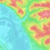 La Grabasse topographic map, elevation, terrain