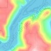 Jake's Rocks topographic map, elevation, terrain
