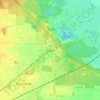 Duben topographic map, elevation, terrain