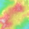 Agnarone topographic map, elevation, terrain
